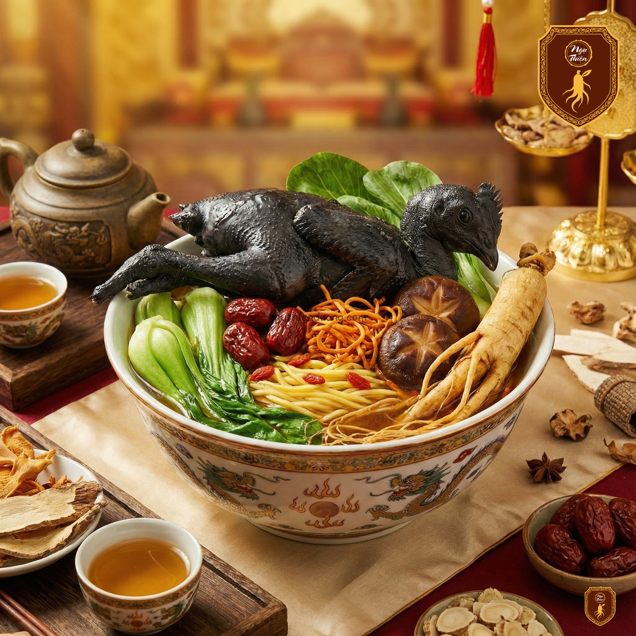 mì tiềm gà ác 2