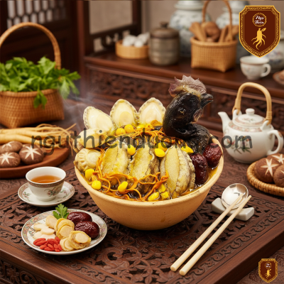 Gà Ác Hầm 6 Bào Ngư Plus Tẩm Bổ (2 Người)