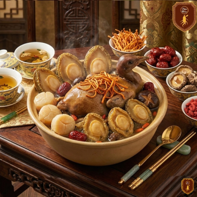 súp bồ câu tiềm bào ngư